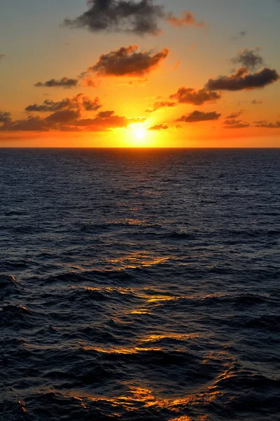 Vacker Solnedgång Sky View — Stockfoto