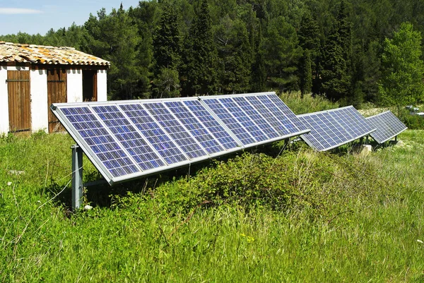 Sistema Solar Energía Eléctrica —  Fotos de Stock