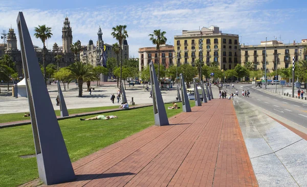 スペインの国際首都バルセロナ カタロニア地域 — ストック写真