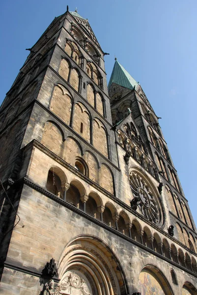 Bremen Catedral Partir Baixo — Fotografia de Stock