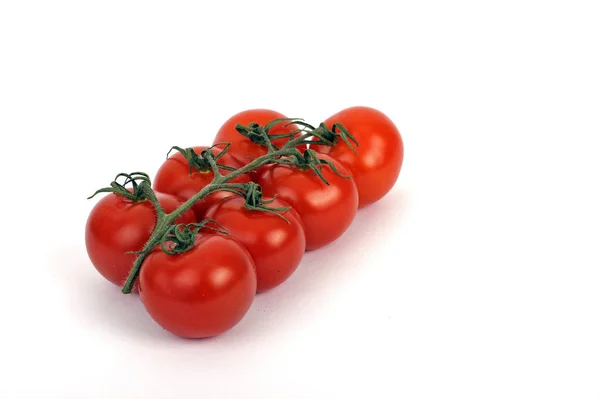 Ekologiska Röda Mogna Tomater — Stockfoto