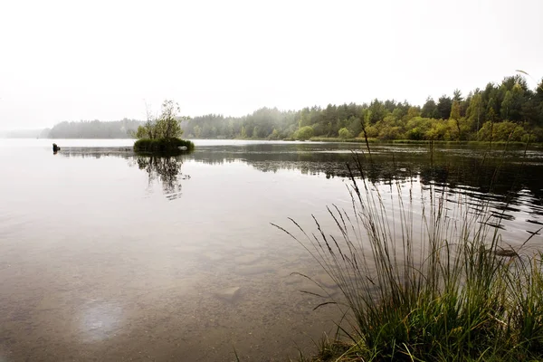 Piękne Jezioro Okresie Letnim — Zdjęcie stockowe