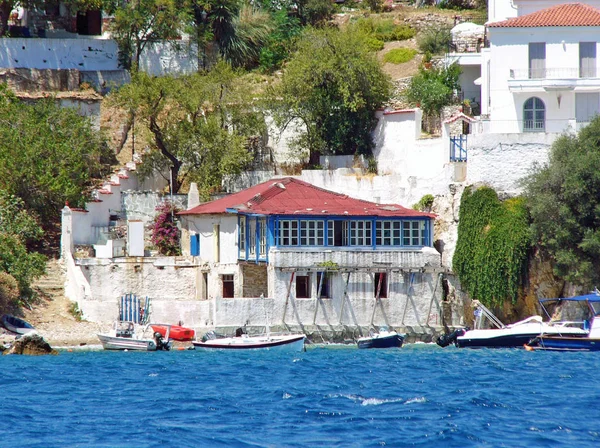 Ιστιοφόρο Boathouses Στο Schwerin — Φωτογραφία Αρχείου