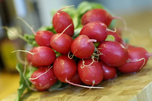 Cibo Vegetariano Attenzione Selettiva — Foto Stock