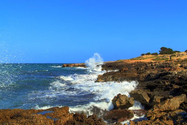 Hermosa Vista Orilla Del Mar — Foto de Stock