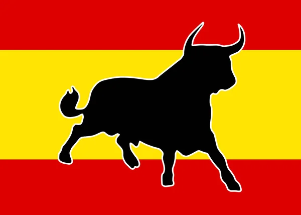 西班牙色的沙利色公牛 — 图库照片