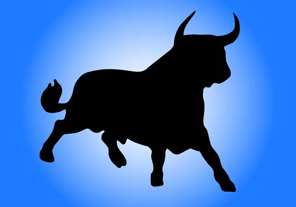 Scharzer Bull Blue Runs — Stock Photo, Image