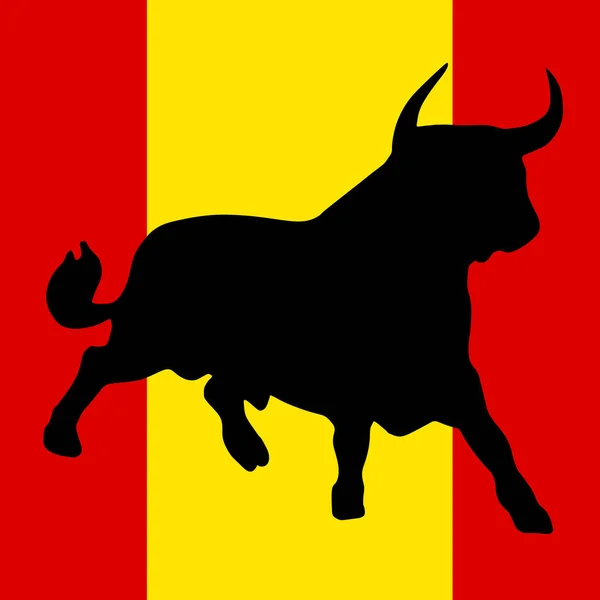 Scharzer Bull Spanish Colors — Stock Photo, Image