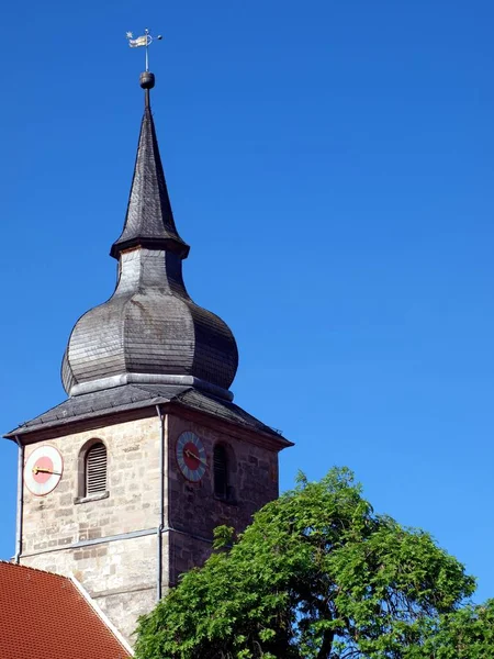 Kerktoren Franken — Stockfoto