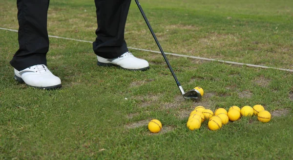 Juego Pelota Golf Concepto Deporte — Foto de Stock