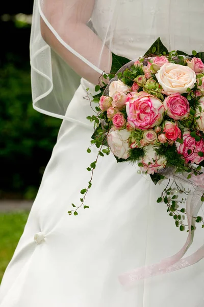 Novia Vestido Novia — Foto de Stock