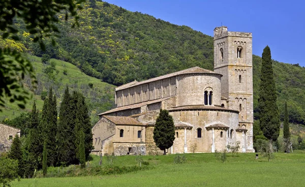 Kloster Sant Antimo Toscana — Stockfoto