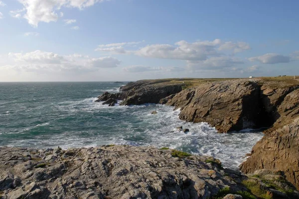 Vista Una Bellissima Costa Del Mare — Foto Stock