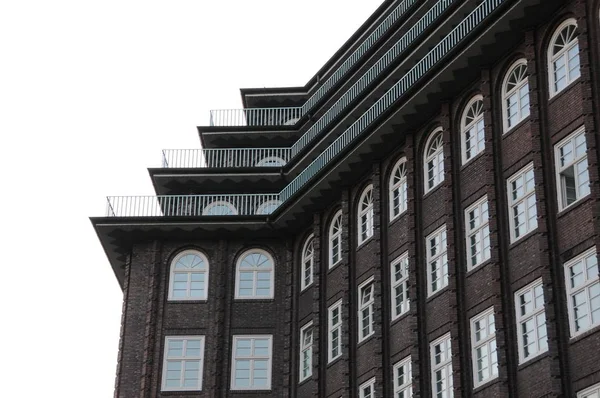 Kontorhaus Chilehaus Hamburg — Stockfoto