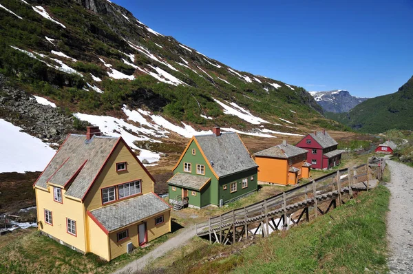 Hus Norsk Myrdal — Stockfoto