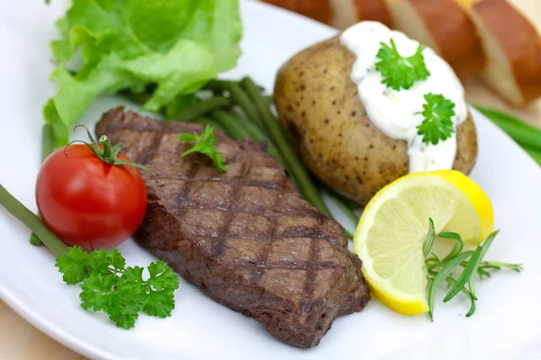 Rump Steak Sirloin Grilled — Foto Stock