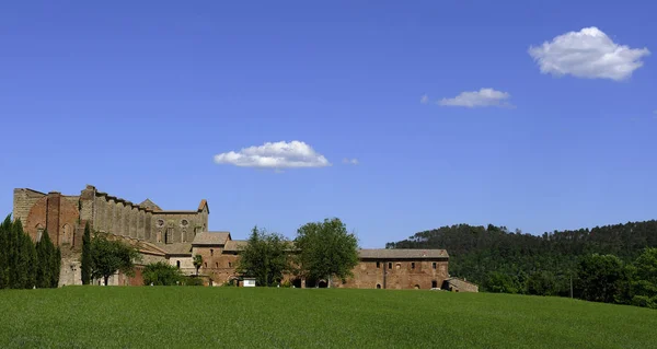 Abbazia San Galagano Vista General — Foto de Stock