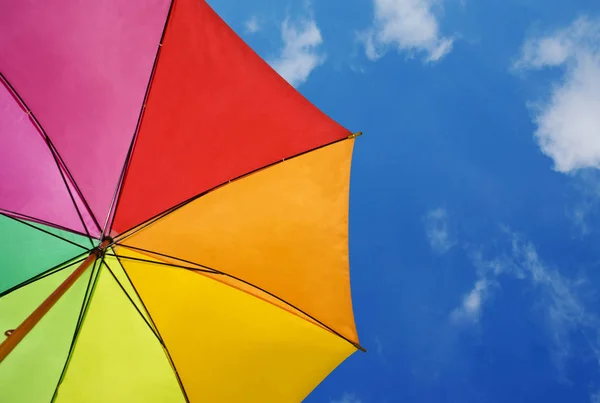 Umbrellas Sky Background — Stock Photo, Image