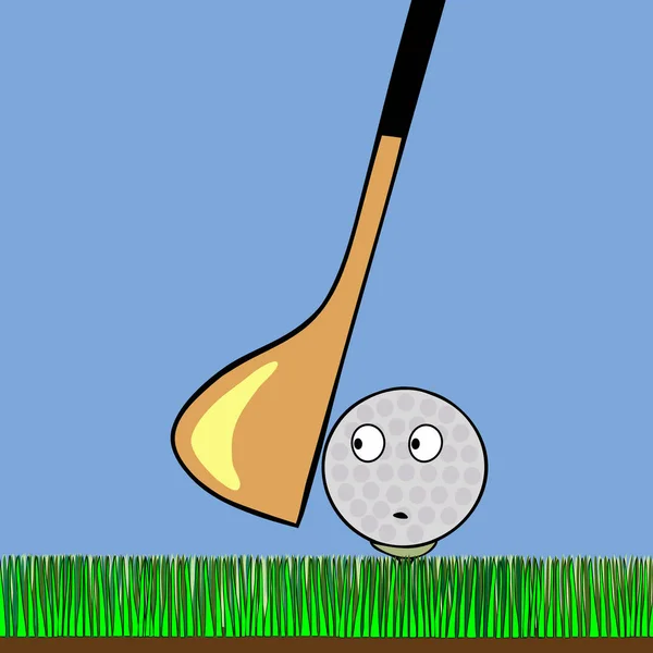 Golfballspiel Sportkonzept — Stockfoto