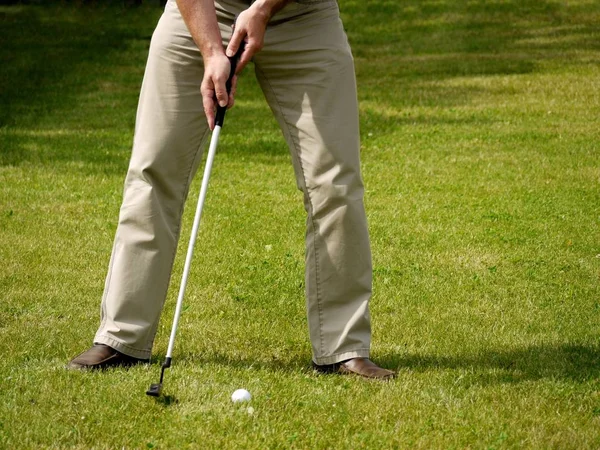 Golfe Jogo Bola Conceito Esporte — Fotografia de Stock