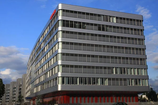 Ufficio Edificio Duisburg Porto Interno — Foto Stock