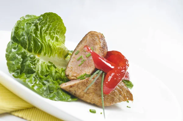 Domuz Eti Soğanlı Salata — Stok fotoğraf