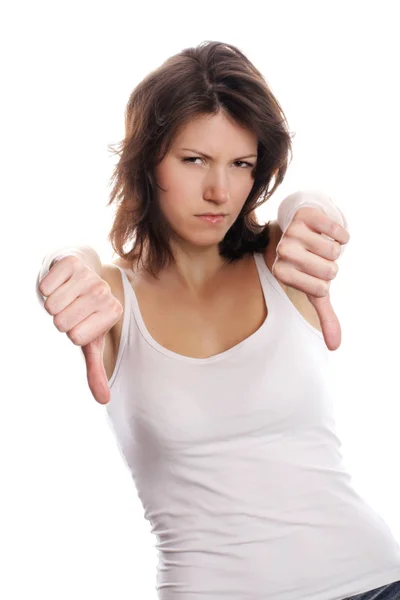 Closeup Hand Sign Gesture — Stock Photo, Image