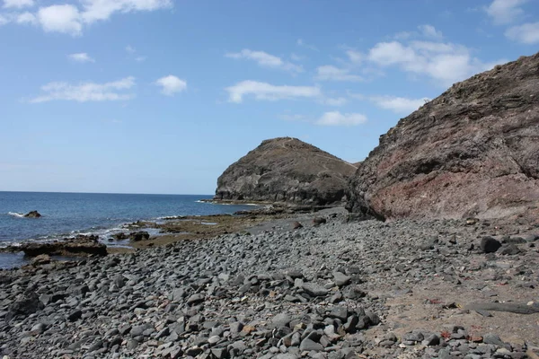 Rocas Surf Pero Sin Surf Aflicción Isla Forjura — Foto de Stock