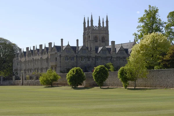 Merton College Οξφόρδη Αγγλία — Φωτογραφία Αρχείου