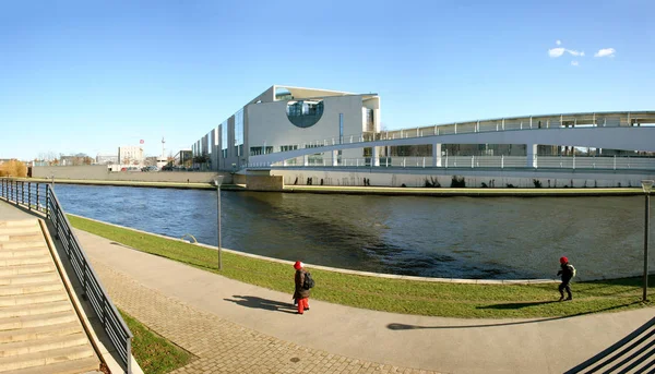 Chancelière Fédérale Berlin Confluent Fleuve — Photo