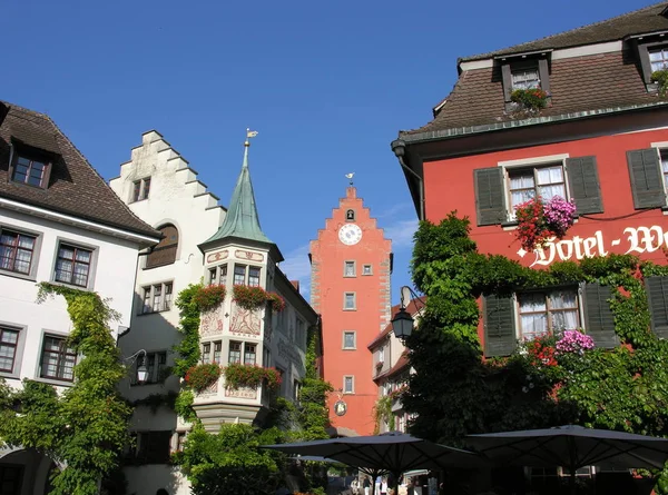 Historische Altstadt Von Meersburg — Stockfoto