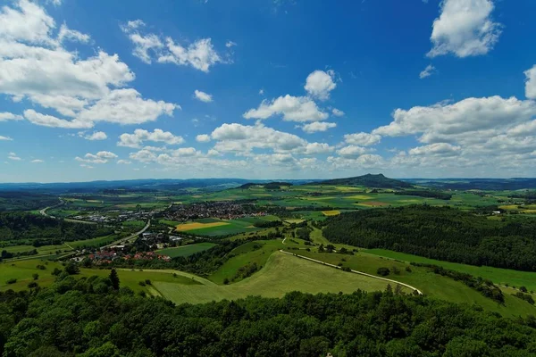 Vista Panoramica Sulla Campagna Attenzione Selettiva — Foto Stock