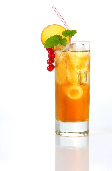 Iced Tea Peach — Stock Photo, Image