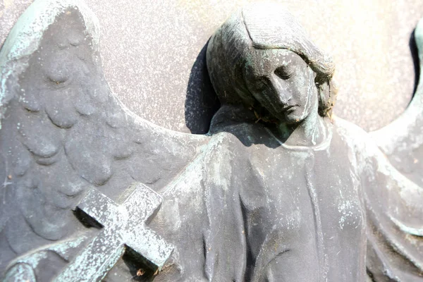 Ангел Могильном Камне — стоковое фото