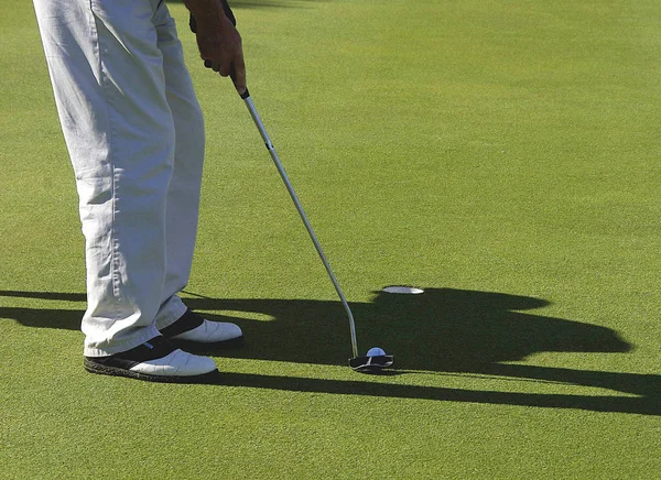 Golfballspiel Sportkonzept Stockfoto