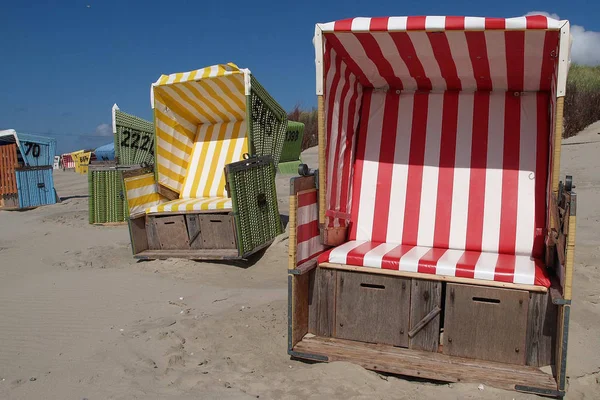 Beach Chairs Seaside Resort — Stock Photo, Image