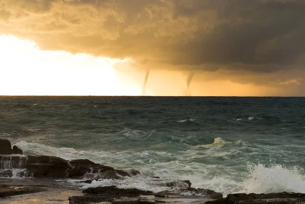 Alterações Climáticas Furacão Tornado Céu Desastre Natural — Fotografia de Stock