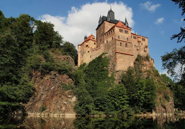 Zamek Kriebstein Zschopau — Zdjęcie stockowe