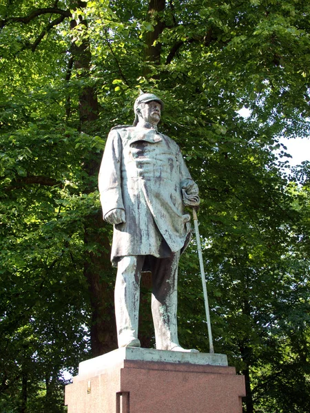 普鲁士彼得斯堡发现的纪念碑 — 图库照片