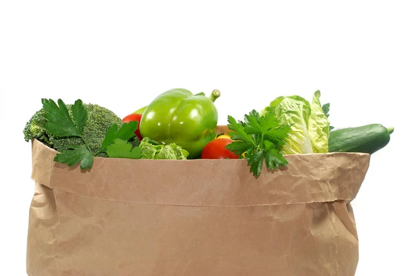 Alimentos Orgánicos Saludables Verduras Frescas —  Fotos de Stock