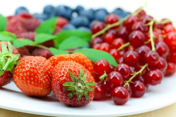 Berry Primo Piano Shot Concetto Cibo Sano — Foto Stock