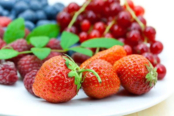 Berry Primo Piano Shot Concetto Cibo Sano — Foto Stock