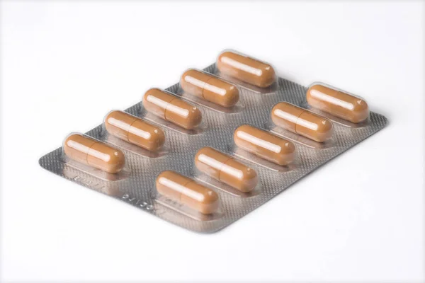 Tabletter För Hälsovård Piller — Stockfoto