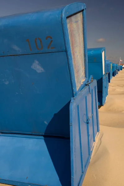 해변의자 — 스톡 사진