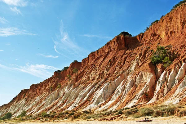 Costa Praia Falesia Algarve — Foto de Stock