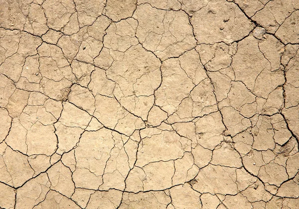 Cracked Mud Natural Abstract Background — ストック写真