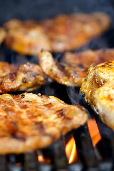 Nahaufnahme Von Leckerem Fleisch — Stockfoto