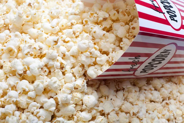 Popcorn Tilltugg Till Film — Stockfoto