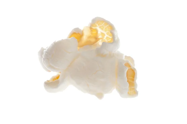Popcorn Wyizolowany Białym — Zdjęcie stockowe
