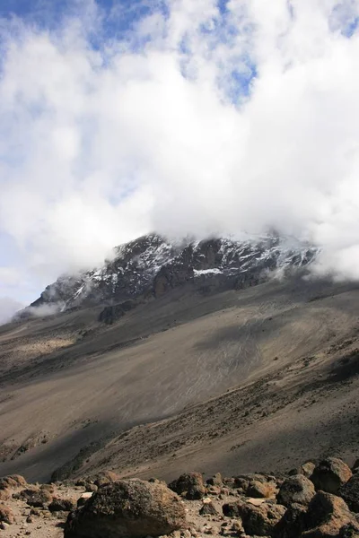 Mount Kilimanjaro Een Slapende Vulkaan Tanzania — Stockfoto